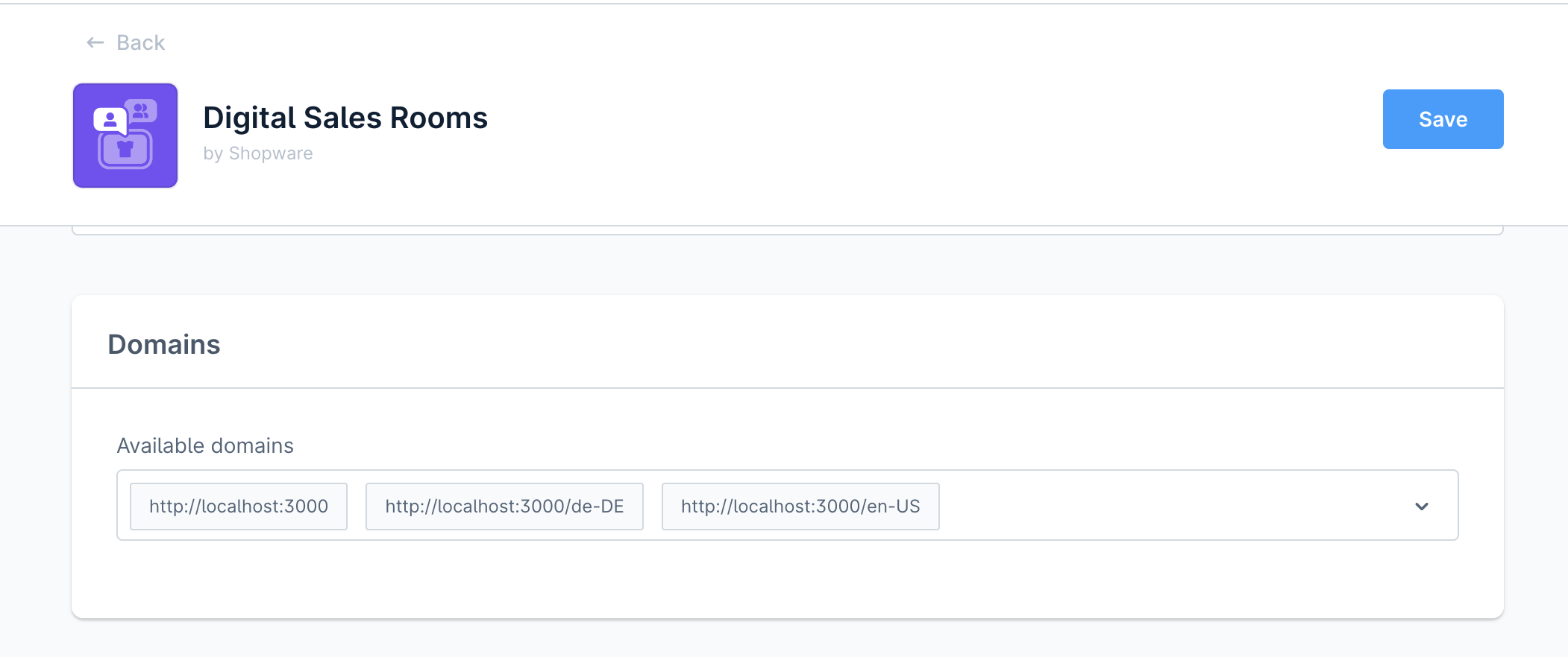 Digital Sales Room Domains