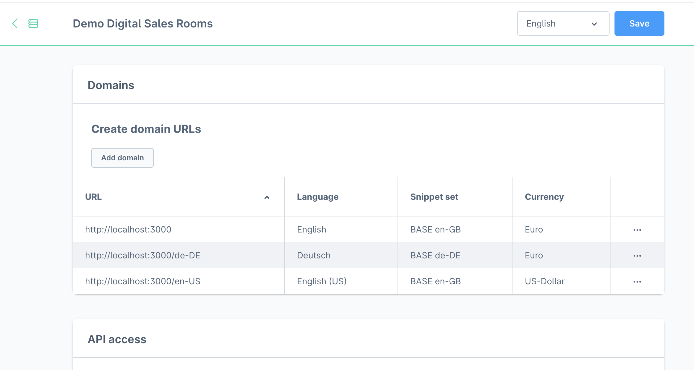 Create Domains in Digital Sales Rooms